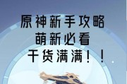 原神新入坑攻略（从零开始，成为原神大师的终极指南）